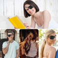 thumbnail image 3 of Unisex Black Single Eye Patch Breathable Washable Eyepatch With Adjustment Buckle, 3 of 8