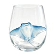 thumbnail image 2 of CuiLiyq 2D Printed Sea Creatures Stemless Wine Glass, Coastal Beach Themed Drinking Tumbler, Nautical Decor Glassware for Water, Wine, Cocktails, Unique Housewarming Gift for Sea Lovers, 2 of 8