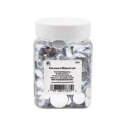 Hello Hobby Silver Assorted Gemstones, Clear Finish, Loose Set for Crafts and Décor
