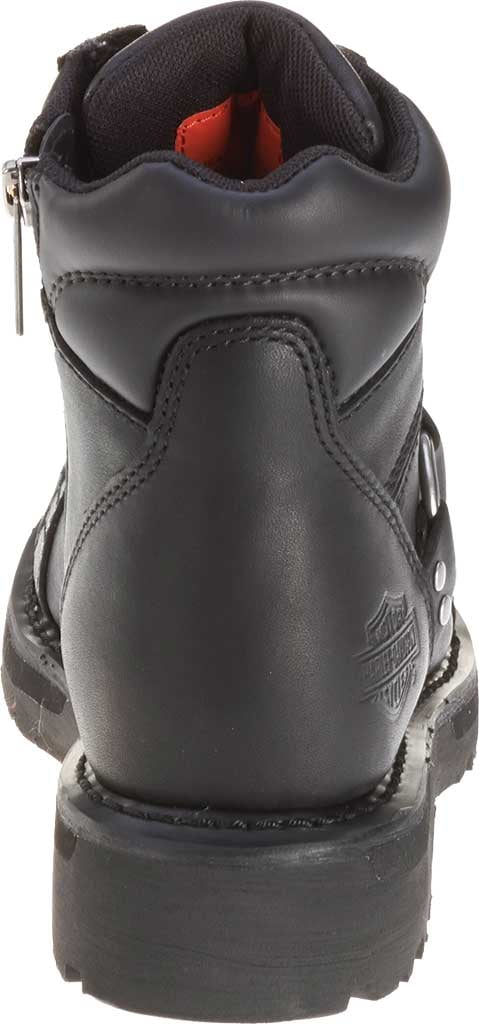 Inside Zipper D84189 Harley-Davidson Women's Maddy 6-Inch Lace-Up Black Boots 