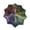 Colorful 1-Mediu, variant on 3D Printed Star Fractals Hexagon with Handle Whirling Spirals Design,Star Shape Fidgety Toy Decorative Ornament Gift