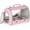 Pink, variant on TrendMallOasis Small Bird Travel Cage, Collapsible Parakeet Carrier with Perch, Mat & Window