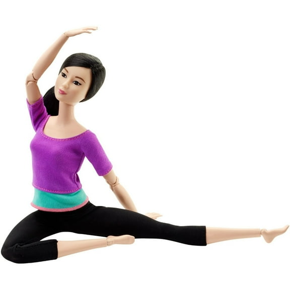 Barbie Made to Move Barbie Doll, Purple Top