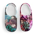 thumbnail image 3 of Tanjiro Kamado Demon Slayer Kids Cotton Slippers Slip-on Indoor Memory Foam House Shoes Fluffy Slippers Furry Cozy Comfy Slippers Boys Girls, 3 of 8
