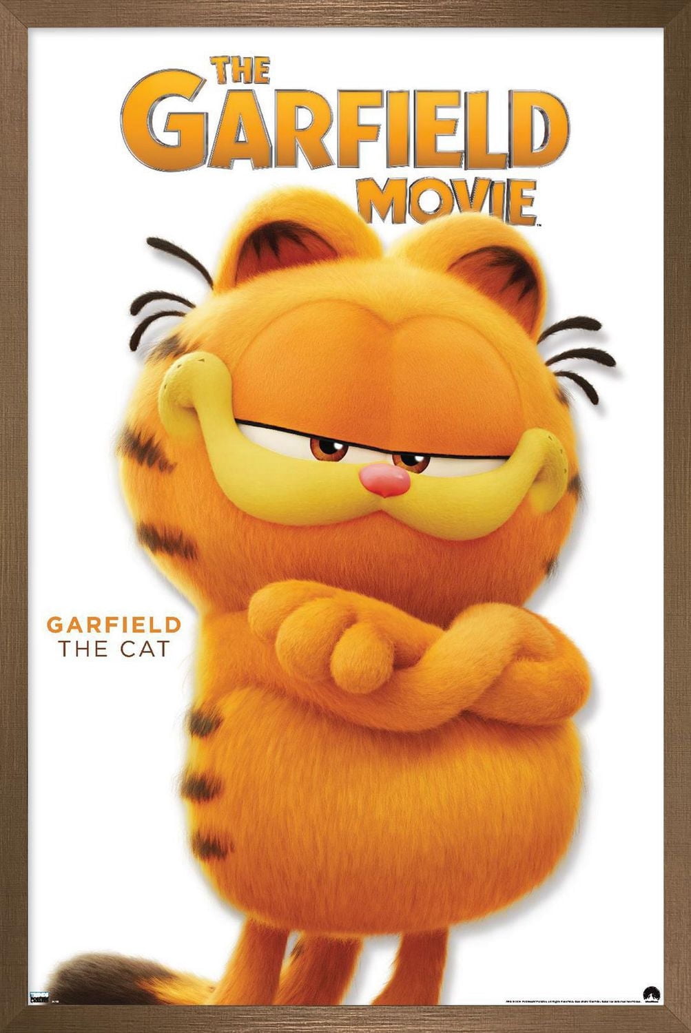 The Garfield Movie - Garfield Feature Series 24 Wall Poster with Magnetic Frame, 22.375" x 34"