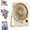 Khaki, variant on Ultra Thin Mini USB Rechargeable Card Fan, Ultra-Quiet Portable Desk Fans, 180° Tilt Folding Table Fan with Phone Holder, for Office, Home (Blue)