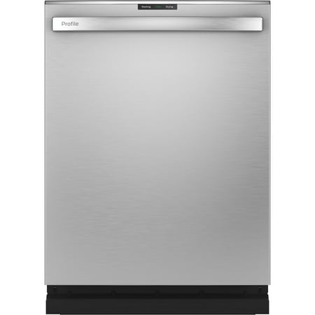 GE Profile - Top Control Smart Built-In Stainless Steel Tub Dishwasher with 3rd Rack and Microban, 42dBA - Stainless Steel