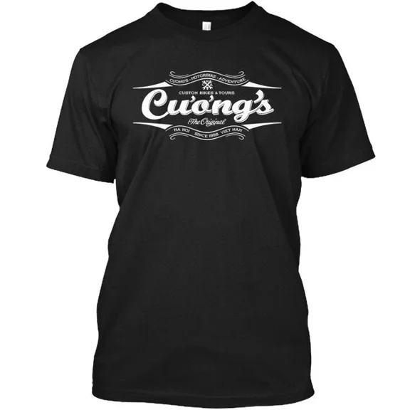 Cuongs Bikes And Tours - T-Shirt Made in the USA Size S to 5XL