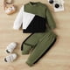 thumbnail image 2 of Gibobby niñas de manga larga para niños recién nacidos, conjunto para ropa de niños(Verde,6-9 Months), 2 of 5