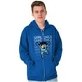 thumbnail image 5 of Mega Man Retro 90s 8bit Video Game Zip Up Hoodie Men's Women's Brisco Brands M, 5 of 6