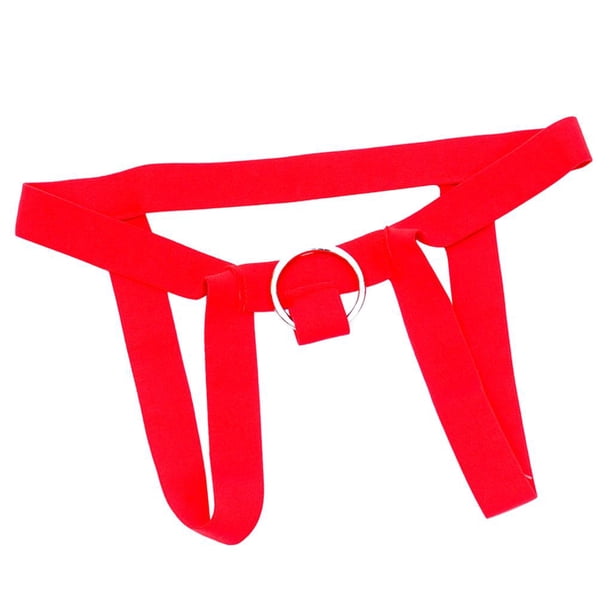 Ropa interior con bolsa de para hombre, suspensorio, elástica, arnés, calzoncillos rojo Zulema Ropa interior