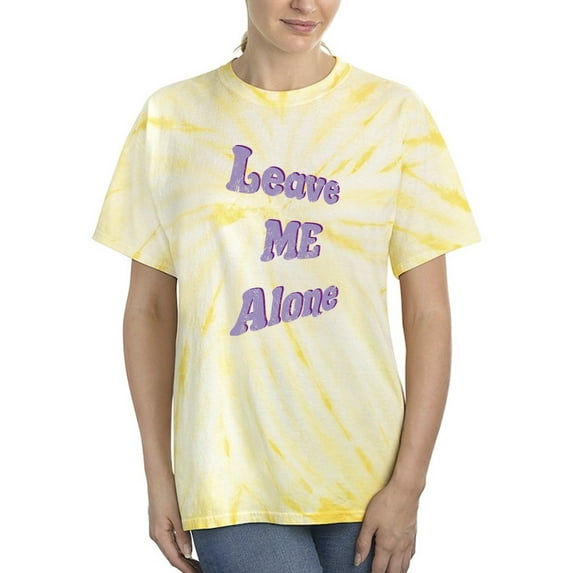 Leave Me Alone Tie Dye Cyclone Women -Smartprints Designs, Female XX-Large