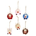 thumbnail image 5 of AURARMLET 6Pcs Assorted Color Christmas Tree Decorations Hanging Ornaments for Xmas Party Decor, 5 of 8