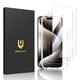 thumbnail image 1 of Protector de pantalla UnbreakCable para iPhone 15 Pro de 6.1 pulgadas, paquete de 3, 1 of 9