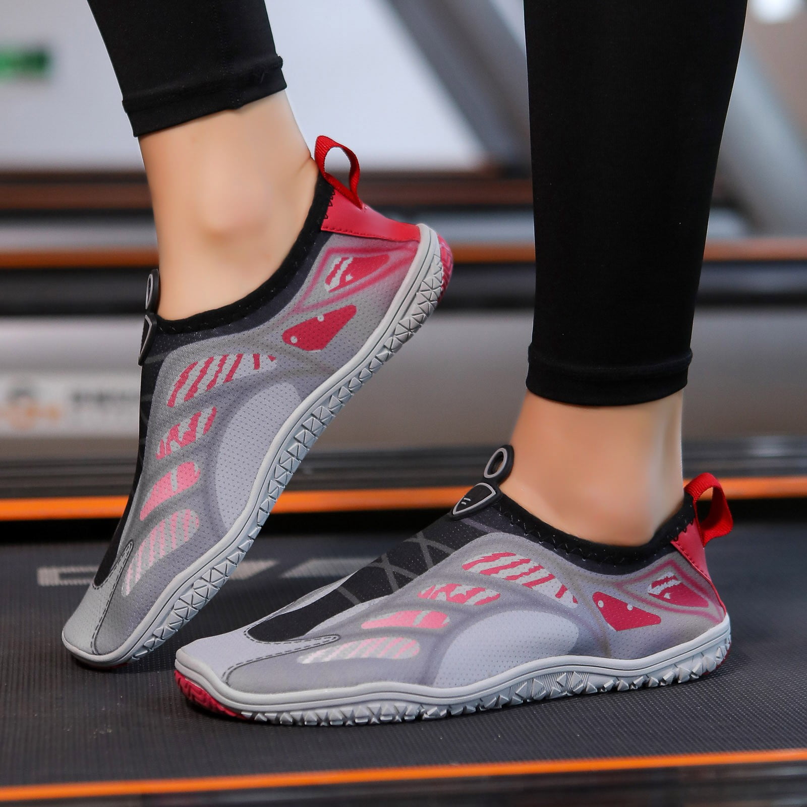 VBARHMQRT Water Shoes for Women Wide Width New Outdoor Surf Shoes Men's Swimming Wading Shoes Couple Creek Beach Shoes Five Finger Creek Tracing Shoes Women