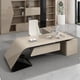 thumbnail image 4 of Corner Computer Desk Organizers Storage Reception Executive Office Table Drafting Organizer Mesa De Estudio Home Furniture My Lux Decor Round, 4 of 8