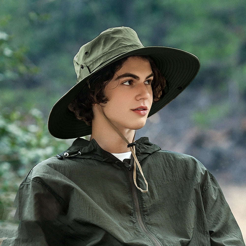 62cm cap circumference polyester sunshade fisherman hat men and