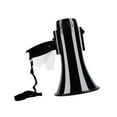 thumbnail image 1 of Mango plegable negro de altavoz de Bullhorn Megaphone 30W 500m Distancia Amplificador Handheld para entrenadores Béisbol Cheerleading Fans, 1 of 8