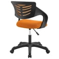 thumbnail image 4 of Modway Thrive Mesh Ergonomic Swivel Mesh Fabric Office Chair in Orange/Black, 4 of 7