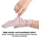 thumbnail image 5 of 2 pares de guantes de protección solar de verano para hombres y mujeres, guantes de seda de hielo transpirables anti-ultravioleta sin dedos para exteriores, 5 of 6