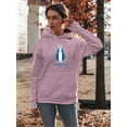 thumbnail image 2 of Assumption Of  The Virgin Mary Hoodie Women -Image by Shutterstock, Female x-Large, 2 of 4