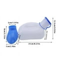 thumbnail image 3 of 1000ML Portable Emergency Urinal with Handle, Unisex Travel Toilet for Men and Women, Mobile Car Toilet for Camping Road Trips, 3 of 5