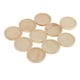 thumbnail image 1 of Bandejas Colgantes Piezas para Kits de Fabricación de Joyas, Bisel Sin Terminar para de Cabujón Madera - 30 mm Gloria Base de ajuste redondo en blanco, 1 of 8