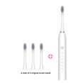 thumbnail image 3 of Cepillo de dientes eléctrico sónico para adultos, cepillo de dientes inteligente con temporizador, limpieza de dientes, blanqueamiento rápido, cepillo de dientes recargable por USB, cabezal de repuest, 3 of 5