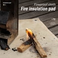 thumbnail image 5 of Fire Pit Mat - Camping BBQ Temperature Resistant Rugs Accessories for Outside Indoor Lawn Protection - 100*100, 5 of 6