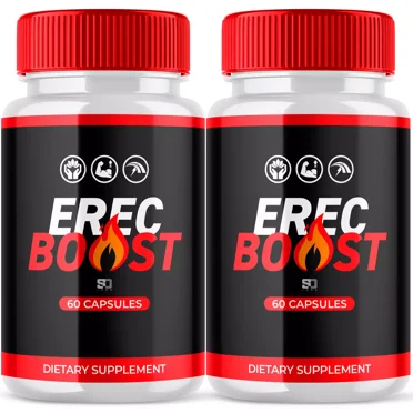 Erec Boost for Men Advanced Formula Supplement with Premium Ingredients 120 Capsules