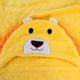 thumbnail image 5 of Manta de franela infantil de león amarillo, manta de bebé con cabeza de Animal de peluche para niños Grls 100x100cm, 5 of 12