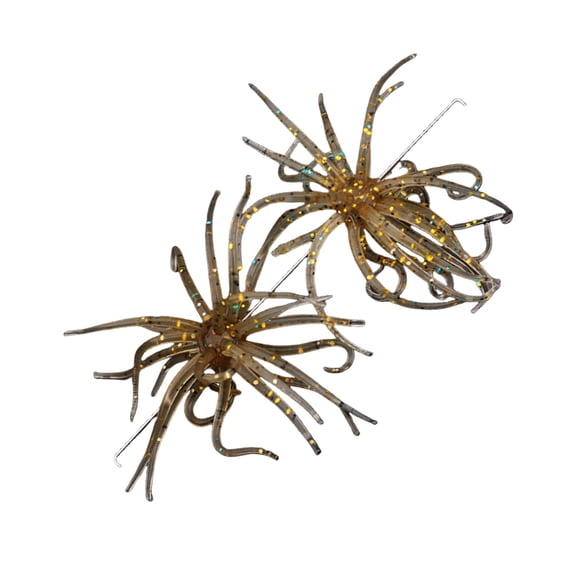 SIEYIO 2Pcs Fishing Lures Soft Urchin Fish Lures Simulation Urchin Fishing Baits Soft Swimming Lures Slow Floating Lures Set