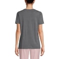 thumbnail image 2 of Lands' End Women's Petite Relaxed Supima Cotton V-Neck T-Shirt, 2 of 5