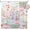 style 1, variant on FYJUCPA Boho Floral Shower Curtain, 71 x 71 Inch Vintage Patchwork Cute Bohemian Flower Farmhouse, Shabby Chic Retro Cloth Fabric Waterproof Polyester Bathroom Set with Hooks