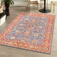 thumbnail image 4 of JONATHAN Y MODERN PERSIAN 5 x 8 Area Rug, Irving Persian - Plum/Terracotta, MDP302A-5, 4 of 12
