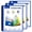 Multicolored, variant on BAZIC 8 Pockets Folder Portfolios, Letter Size Paper Folders, 12-Pack