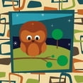 thumbnail image 3 of Grey, Jace 12x12 Black Modern Framed Museum Art Print Titled - Owl, 3 of 5