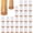 S(Fit:0.62"-0.86"), variant on BTideas Chair Leg Protectors for Hardwood Floors,32Pcs Silicone Furniture Leg Floor Protectors,Brown