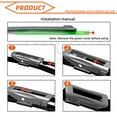 thumbnail image 6 of Car Wiper for Renault Megane 3 Hatchback Coupe 2008-2016 Front Rear Windshield Windscreen Wiper Blade Rubber Accessories 24" + 16" 14" 2008 2009 2010 2011 2012 2013 2014 2015 2016, 6 of 7