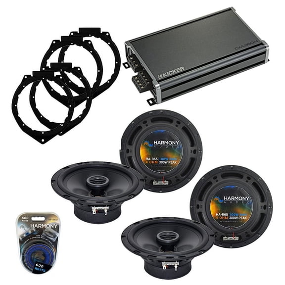 Fits Buick Enclave 2008-2017 Factory Speaker Upgrade Harmony (2) R65 & CXA360.4