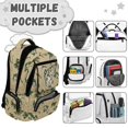 thumbnail image 3 of KEIAHUAN Fish Camo Bow Boys Backpack Set, Stain Resistant & Breathable, 17 Inch Daily Backpack, 4 Piece Pack, School Supplies for Back to School Daily Use for Students 6-8, Thermal Lunch Bag, 3 of 7