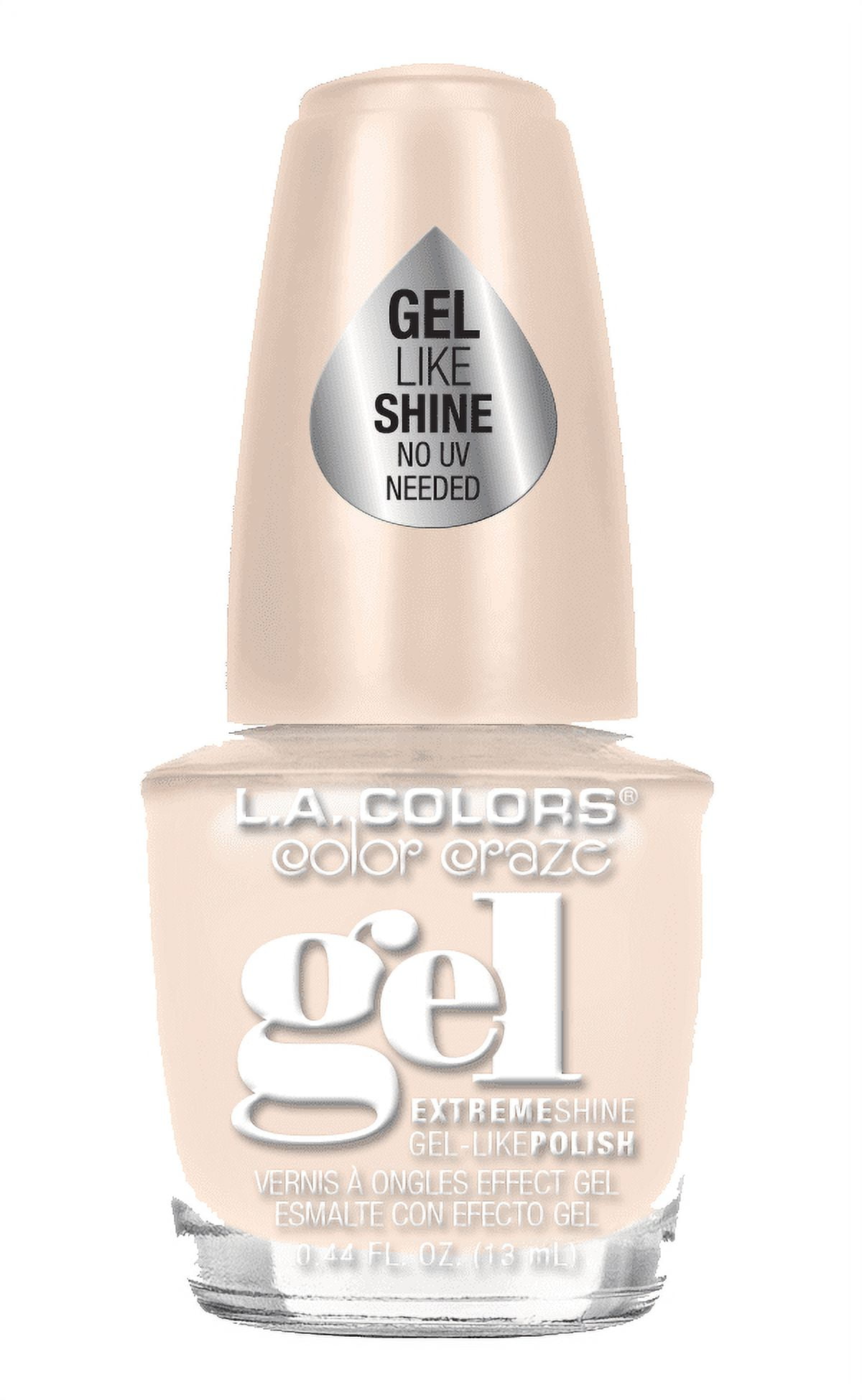 (3 pack) L.A. COLORS Gel-like Nail Polish, Wanderer, 0.44 fl oz