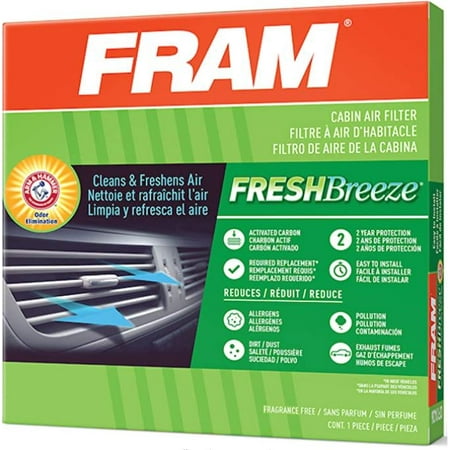 FRAM Fresh Breeze Cabin Air Filter with Arm & Hammer Baking Soda, CF10285 for Toyota Vehicles