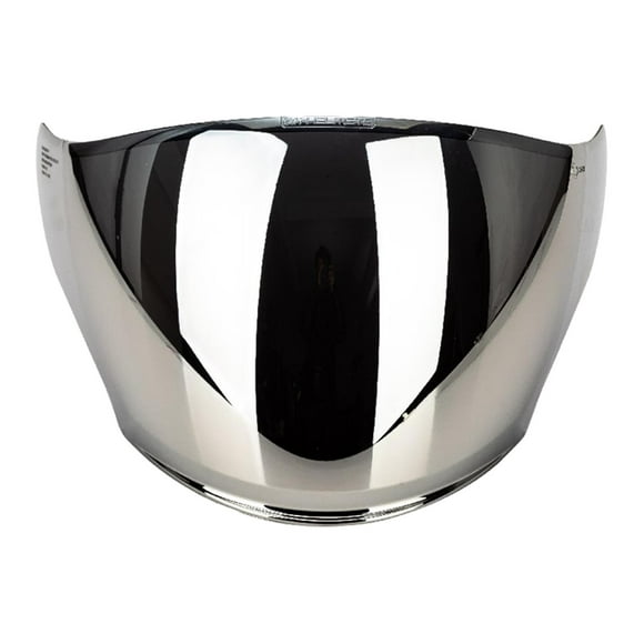 Escudo de Repuesto de Visera de Casco de Motocicleta Compacto Y Ligero para MT plateado Cola visera con escudo de motocicleta tintado