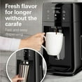 thumbnail image 2 of Hamilton Beach One Press Programmable Dispensing Drip Coffee Maker with 12 Cup Internal Brew Pot, Removable Water Reservoir, Black Next Gen (47600), 2 of 16