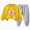 Z225-Yellow, variant on NOLDARES Girls Clothes 2 Piece Outfit Long Sleeve Top   Bow Cargo Pants Girls Fall And Winter Outfits(Z225-Yellow)