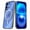 Clear, Clear / Black, variant on iPhone 16 Hybrid Shockproof Case - Clear