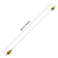 thumbnail image 2 of HIAKDOFT Strong Yellow Horizontal Banner Pole with Tassels for Advertising and Car Display, 2 of 8