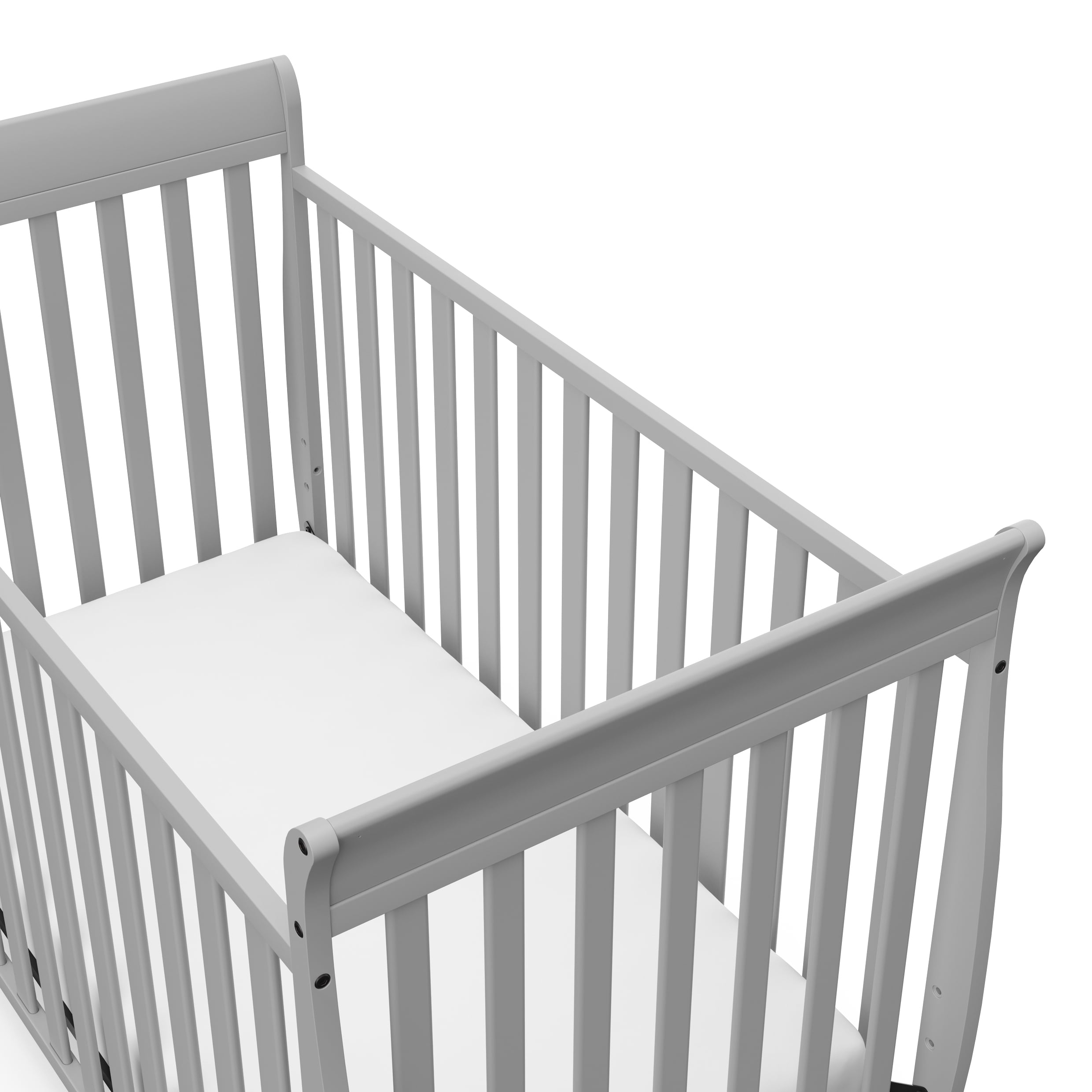 Storkcraft Maxwell 3-in-1 Convertible Baby Crib, Pebble Gray