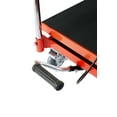 thumbnail image 6 of S-HOME 500LB Hydraulic Lift Table Cart, Scissor Lift w/4 Wheels & Safety Lock, 28.5" Height, Red, 6 of 11